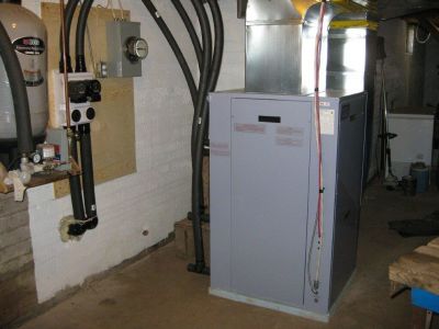 Geothermal unit install.