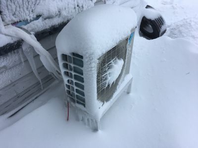 extreme ice buildup on mini-split