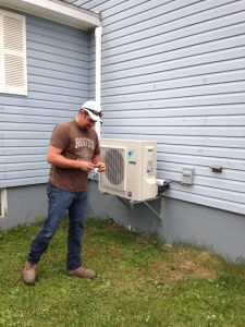mini split heat pump install
